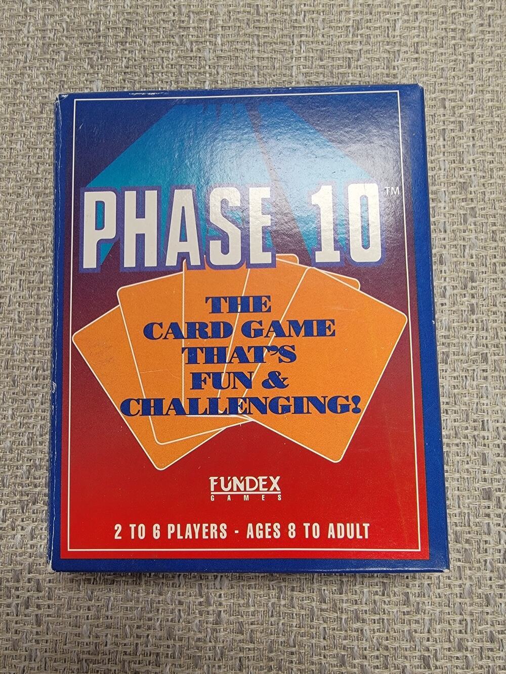 *VINTAGE* Phase 10 Card Game Circa 1992 Third Quarter Corp 0291